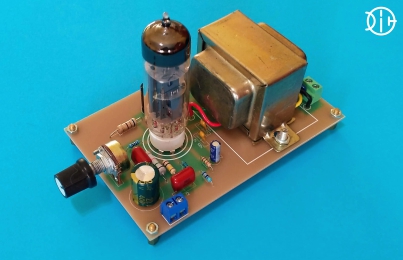 Single-tube low-frequency amplifier