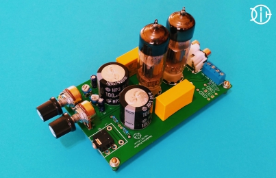SRPP Stereo Low Frequency Headphone Amplifier