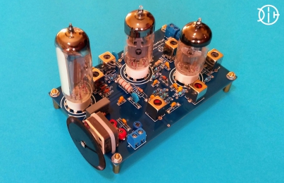 Triple-tube radio-frequency unit AM superheterodyne receiver