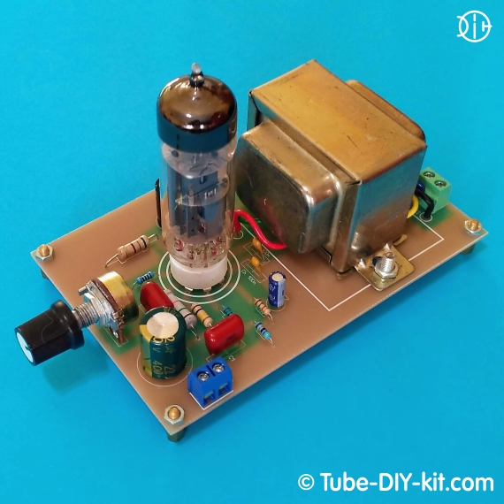 Tube DIY kit class A low frequency amplifier with 3W output power