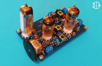 Triple-tube radio-frequency unit FM superheterodyne receiver