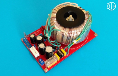 Power supply for vacuum tubes circuits with an EMI filter