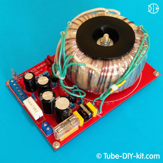 DIY kit power supply for tube SRPP amplifiers with EMI filter