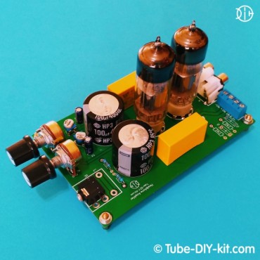 Electronic DIY kit: Tube SRPP Stereo Low Frequency Headphone Amplifier