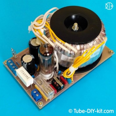 Electronic DIY kit: Power supply for tubes circuits on rectifier with an EMI filter