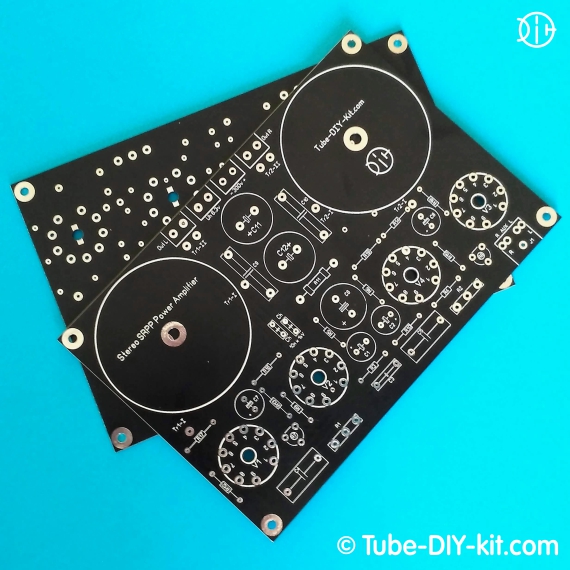 PCB of tube DIY kit SRPP stereo low frequency amplifier for computer